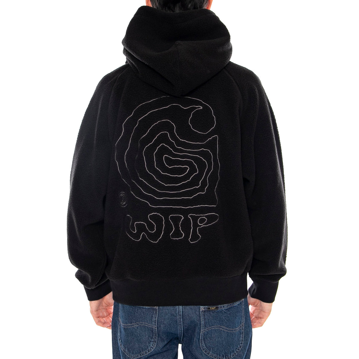 Hooded Helix Sweat Black / Porphyry - Felpa con Cappuccio Uomo Nera I035598.39SXX . CARHARTT WIP 