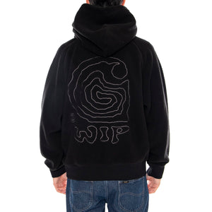 Hooded Helix Sweat Black / Porphyry - Felpa con Cappuccio Uomo Nera I035598.39SXX . CARHARTT WIP 