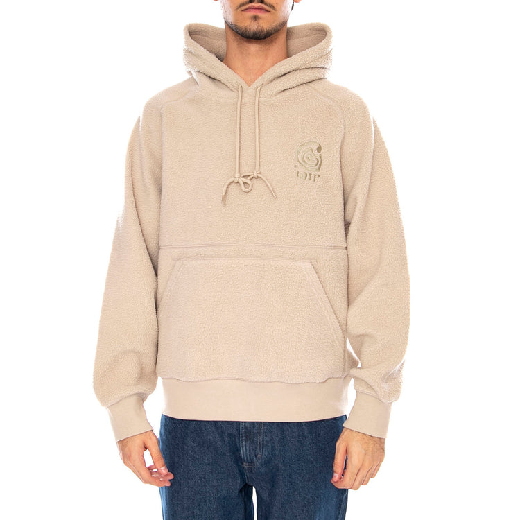 Hooded Helix Sweat Fleur De Sel / Wall - Felpa Cappuccio Uomo Beige<BR/> I035598.3GWXX . CARHARTT WIP 