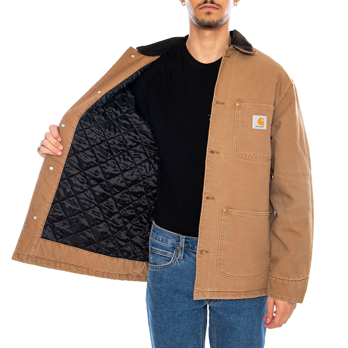 OG Chore Coat Hamilton Brown / Tobacco - Giacca Mrrone I035613.00S4O . CARHARTT WIP 