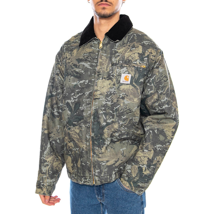 Og Detroit Jacket Camo Combi, Green / Black - Giacca Uomo Multicolore I035614.3BL06 . CARHARTT WIP 