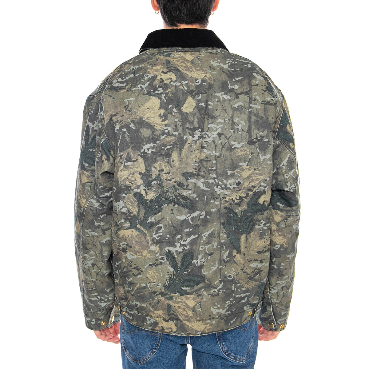 Og Detroit Jacket Camo Combi, Green / Black - Giacca Uomo Multicolore I035614.3BL06 . CARHARTT WIP 