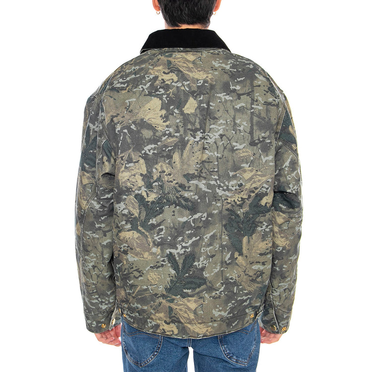 Og Detroit Jacket Camo Combi, Green / Black - Giacca Uomo Multicolore I035614.3BL06 . CARHARTT WIP 