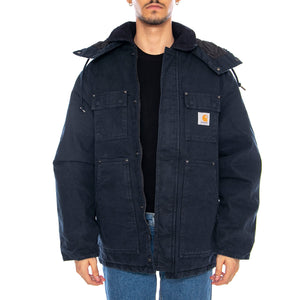 Ambel Coat Deep Night / Deep Night - Giacca con Cappuccio Uomo Blu I035616.3B306 . CARHARTT WIP 
