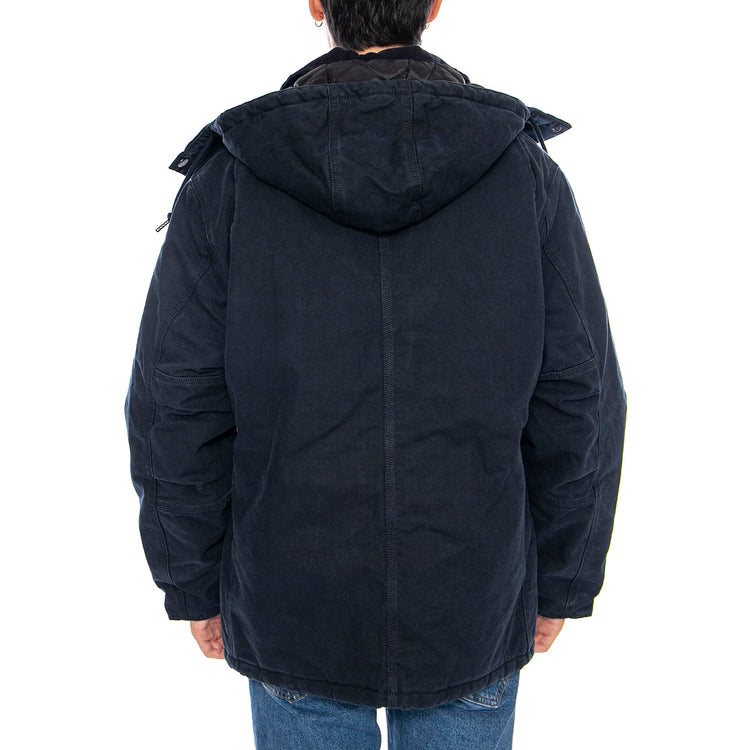 Ambel Coat Deep Night / Deep Night - Giacca con Cappuccio Uomo Blu I035616.3B306 . CARHARTT WIP 