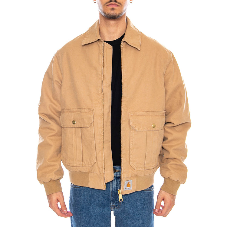 Stanton Jacket Dusty H Brown - Giacca Uomo Marrone I035617.07E06 . CARHARTT WIP 