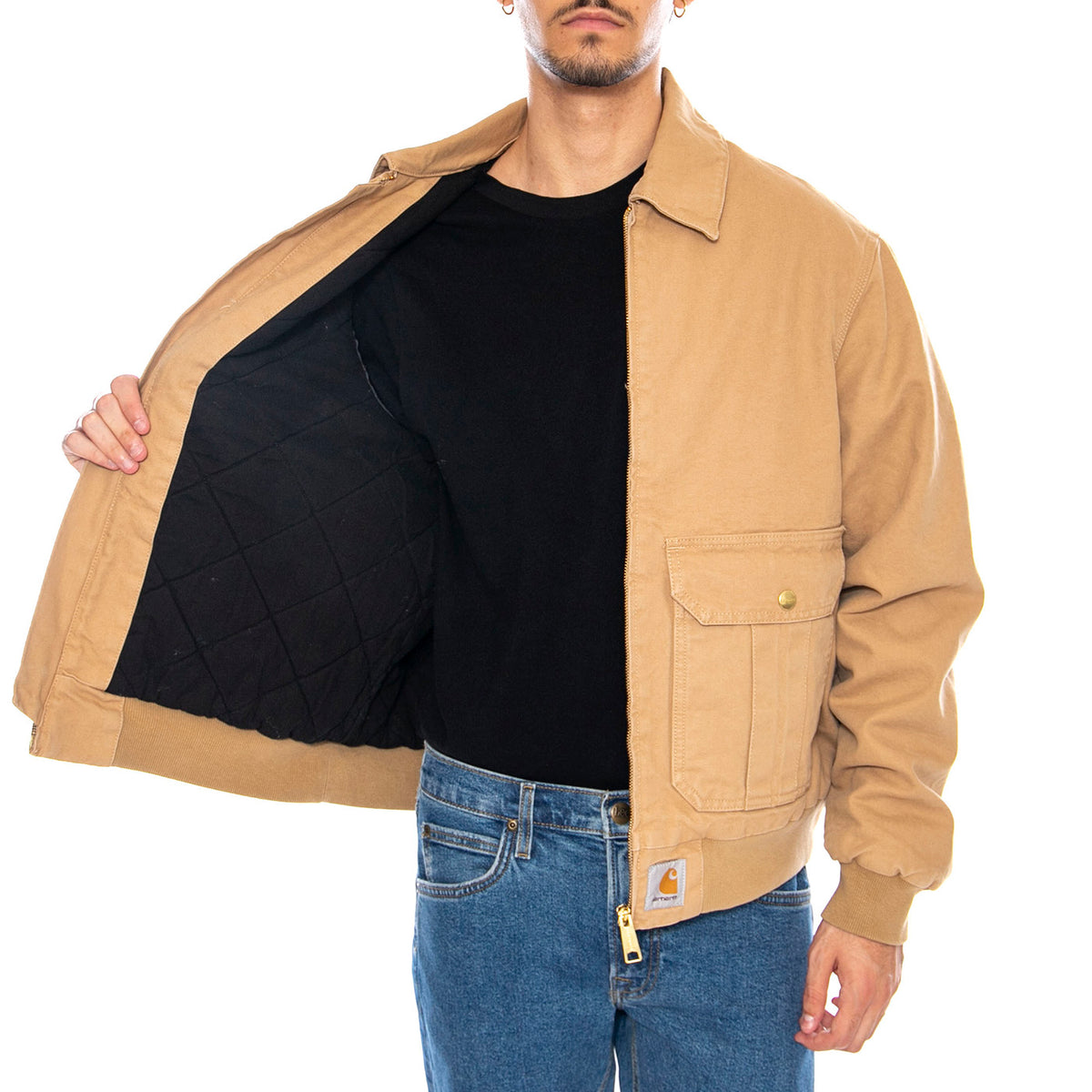 Stanton Jacket Dusty H Brown - Giacca Uomo Marrone I035617.07E06 . CARHARTT WIP 