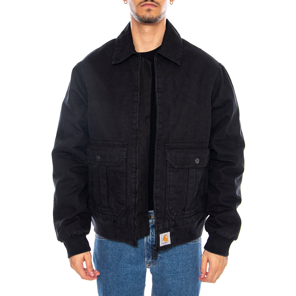 Stanton Jacket Black - Giacca Uomo Nera I035617.8906 . CARHARTT WIP 