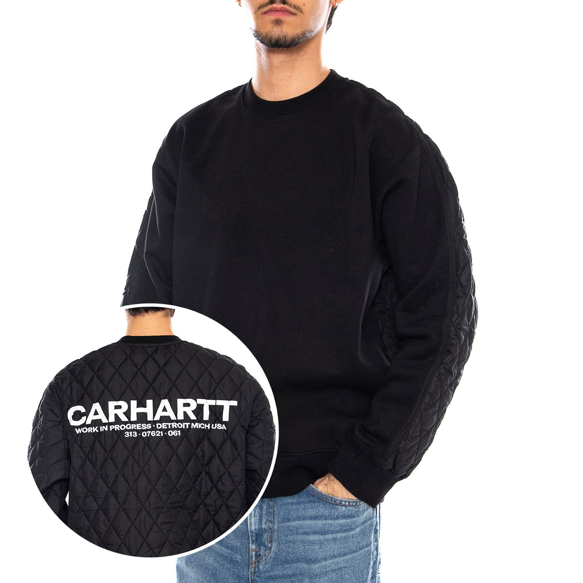 Calma Sweat Black - Maglione Girocollo  Uomo Nero I035620.89XX . CARHARTT WIP 