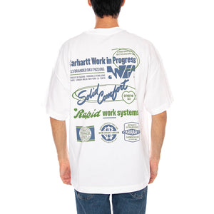 S/S Networks T-Shirt White - Maglietta Girocollo Uomo Bianca I035624.02XX . CARHARTT WIP 