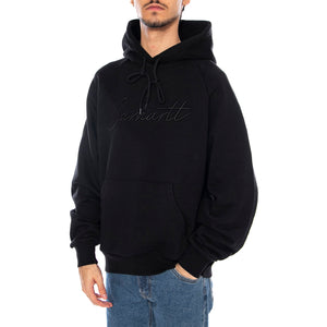 Hooded Ray Sweat Black - Felpa con Cappuccio Uomo Nera I035640.89XX . CARHARTT WIP 