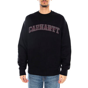 Big School Sweat Black -- Felpa Girocollo Uomo Nera I035648.89XX . CARHARTT WIP 