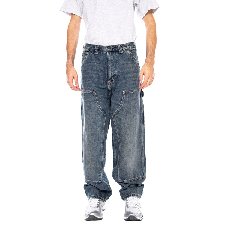 OG Double Knee Pant Blue - Pantaloni Denim Jeans Uomo Blu I035797.014L . CARHARTT WIP 