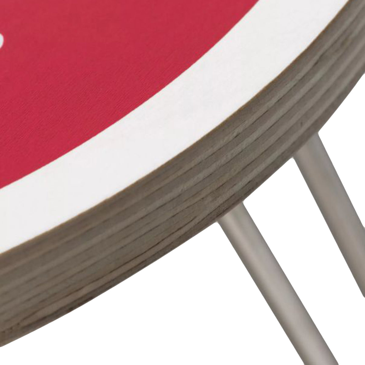 Heart Folding Table Scarlet / White - Tavolino con Logo e Gambe Pieghevoli Rosso I035830.3FXXX . CARHARTT WIP 