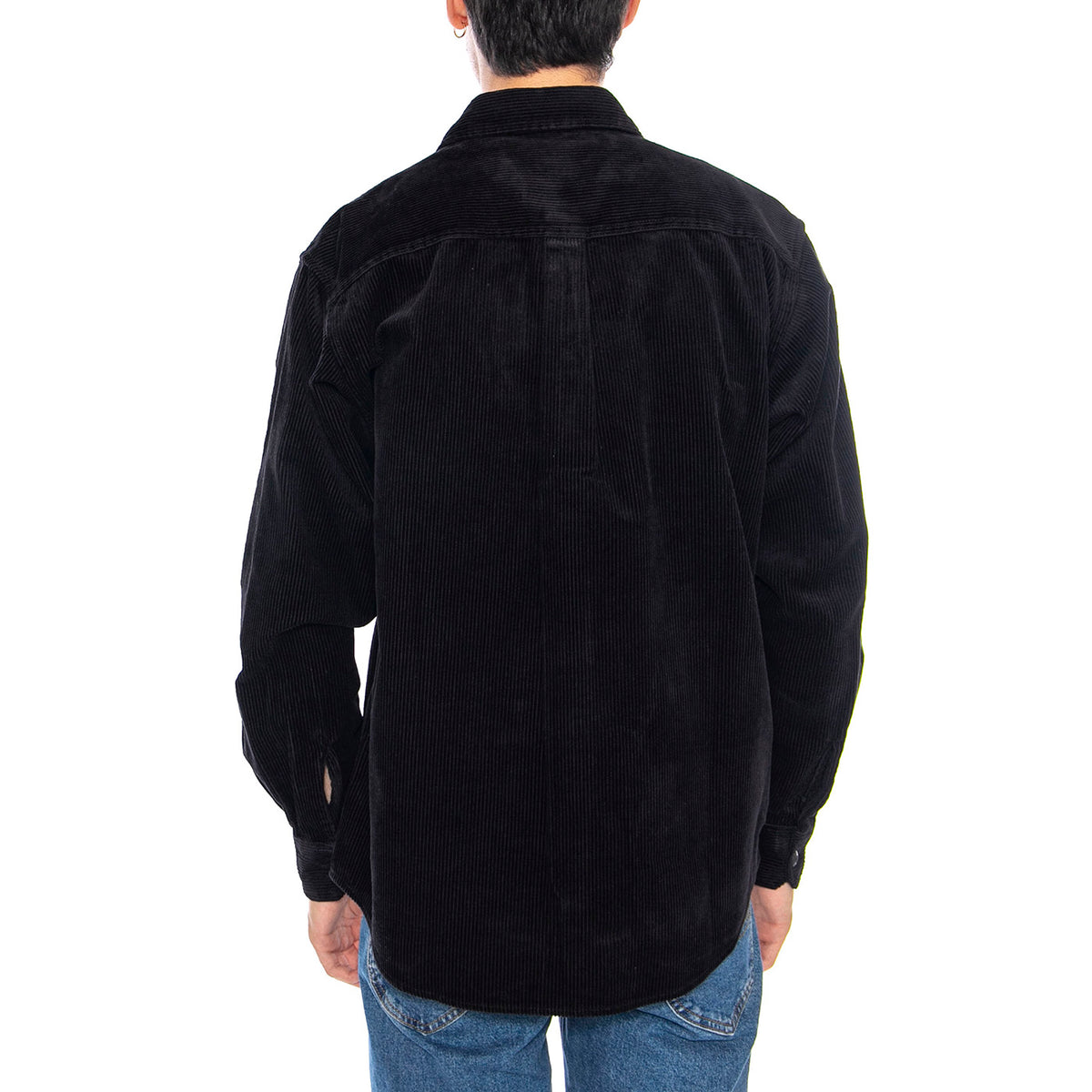 L/S Flint Shirt Black - Camicia Uomo Nera I035837.89XX . CARHARTT WIP 