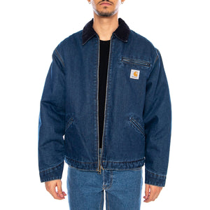 OG Detroit Jacket - Blue / Dark Navy, Stone washed I035878.45306 . CARHARTT WIP 