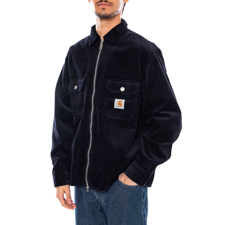 Reynold Shirt Jac Dark Navy - Giacca Uomo Blu Navy I036049.1C02 . CARHARTT WIP 