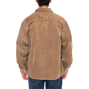 Reynold Shirt Jac Leather - Giacca Uomo Marrone I036049.8Y02 . CARHARTT WIP 