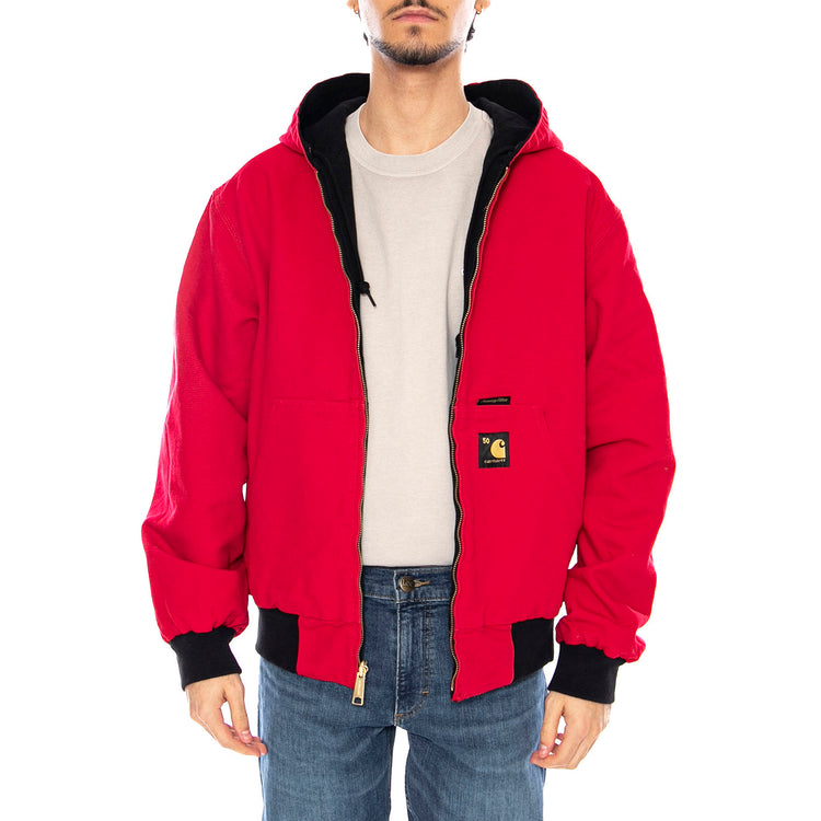 50 Years Anniversary OG Active Jacket Canvas Black / USA Red - Giacca Uomo Rossa I036412.3GJ02 . CARHARTT WIP 