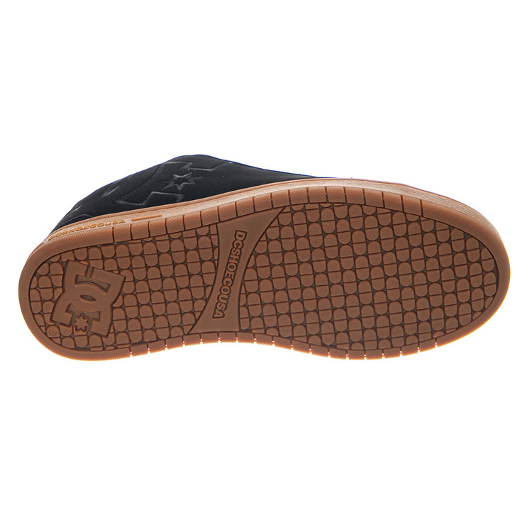 DC Shoes Black / Gum Court Graffik - Scarpe Stringate Uomo Nere 300529-BGM-BLK-GUM . DC 