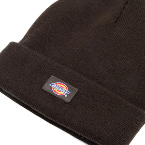 Gibsland Beanie Dark Brown - Berretto Marrone con logo DK0A4X7K0DB1 . DICKIES 