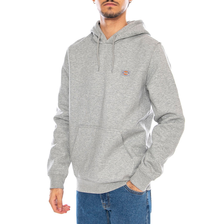 Oakport Hoodie Heather Grey - Felpa con Cappuccio Uomo Grigia DK0A4XCDHG01 . DICKIES 