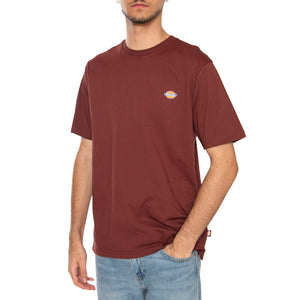 SS Mapleton Tee Andorre - Maglietta Girocollo Uomo Bordeaux DK0A4XDBL161 . DICKIES 