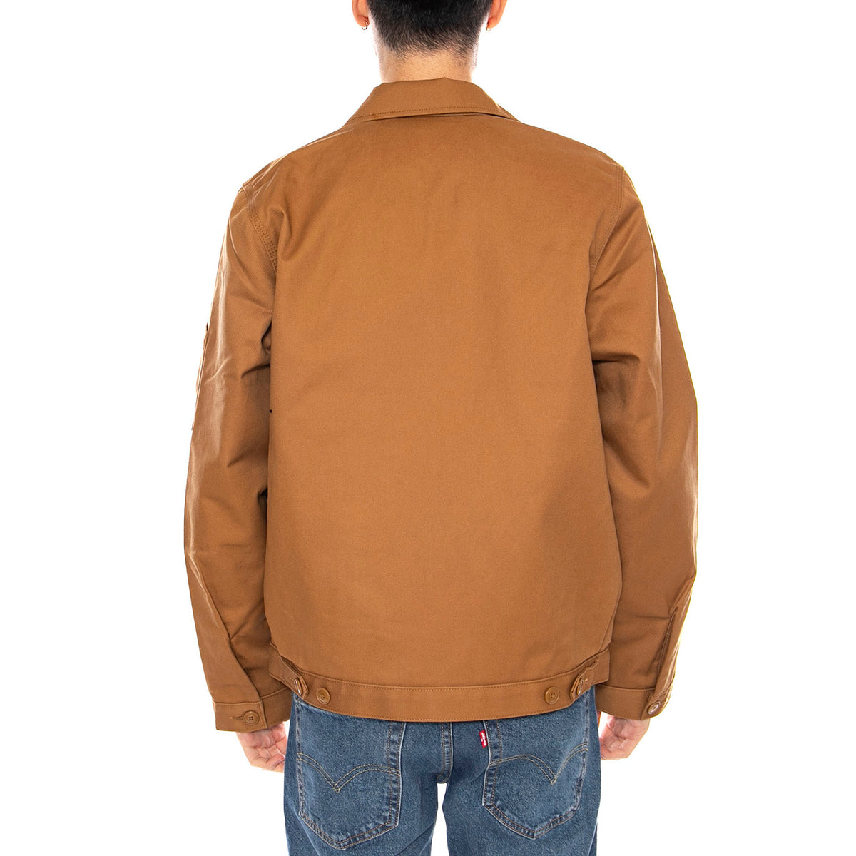 M Lined Eisenhower Jacket -- Giacca Uomo Brown Duck Marrone DK0A4XK40BD1 . DICKIES 