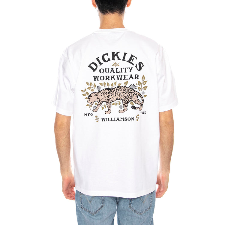 Fort Lewis SS Maglietta -- Maglietta Uomo Bianca DK0A4XO7WHX1 . DICKIES 