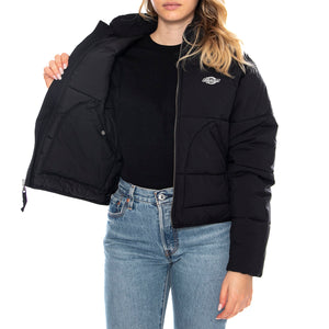 Summerdale Puffer W Black -- Giacca Donna Nera DK0A87OJBLK1 . DICKIES 