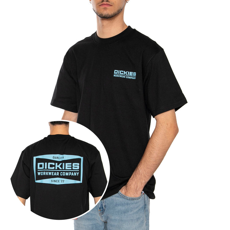 Boliva Tee SS Black - Maglietta Girocollo Uomo Nera DK0A87QKBLK1 . DICKIES 