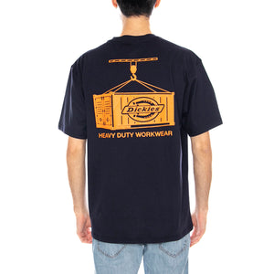 Apison SS Maglietta -- Maglietta Uomo Blu (Night Sky) DK0A87QML181 . DICKIES 