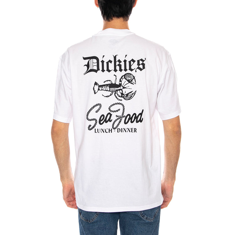 Dickies Diner Tee White - Maglietta Girocollo Uomo Bianca DK0A87QX0WH1 . DICKIES 