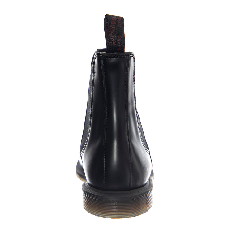 Dr. Martens Flora Black Polished Smooth - Stivali Unisex Neri 32217001 BLK DR.MARTENS 