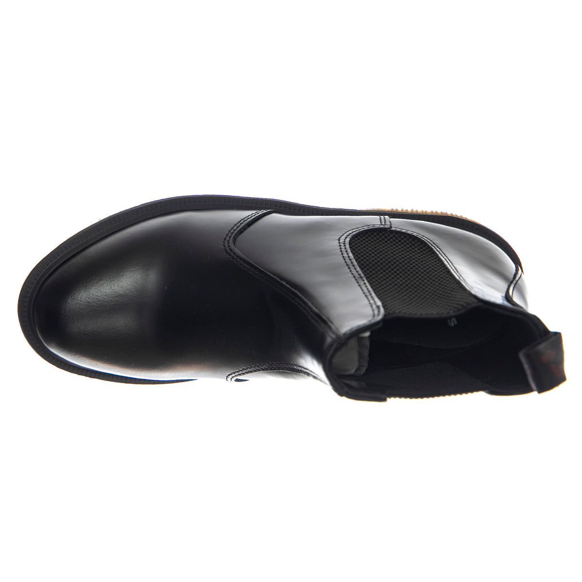 Dr. Martens Flora Black Polished Smooth - Stivali Unisex Neri 32217001 BLK DR.MARTENS 