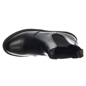 Dr. Martens Flora Black Polished Smooth - Stivali Unisex Neri 32217001 BLK DR.MARTENS 