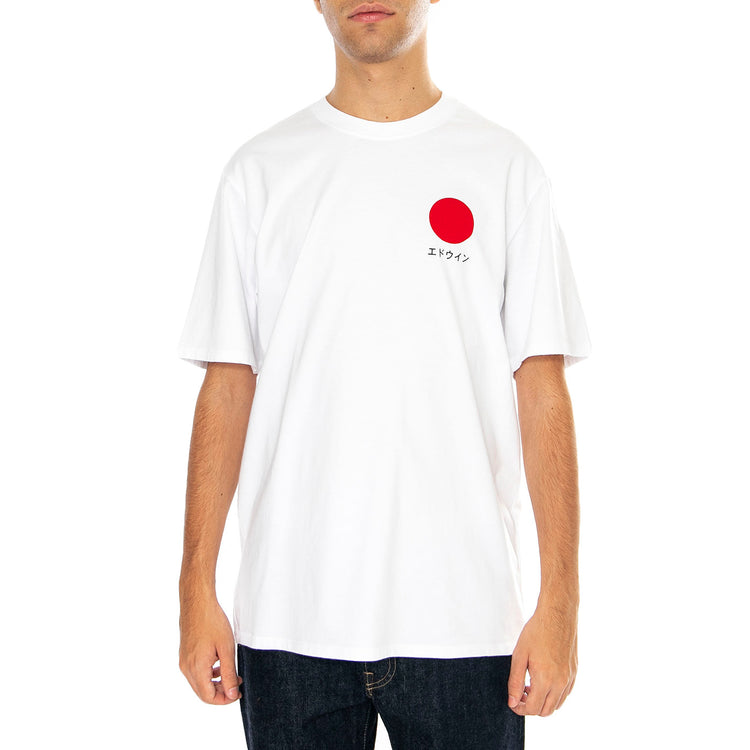Japanese Sun TS White - Maglietta Girocollo Uomo Bianca I025020. 02.67 EDWIN 