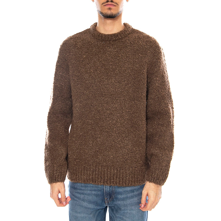 Dun Textured Sweater Taupe -- Maglione Uomo Marrone I034134. 3FC.67 EDWIN 