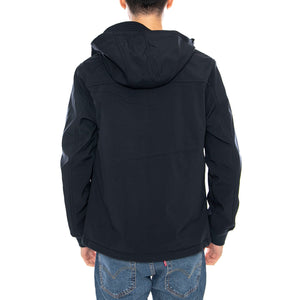 Farah Brydon Softshell - Giacca Invernale Uomo con Cappuccio True Navy F4RFF030 412 FARAH 