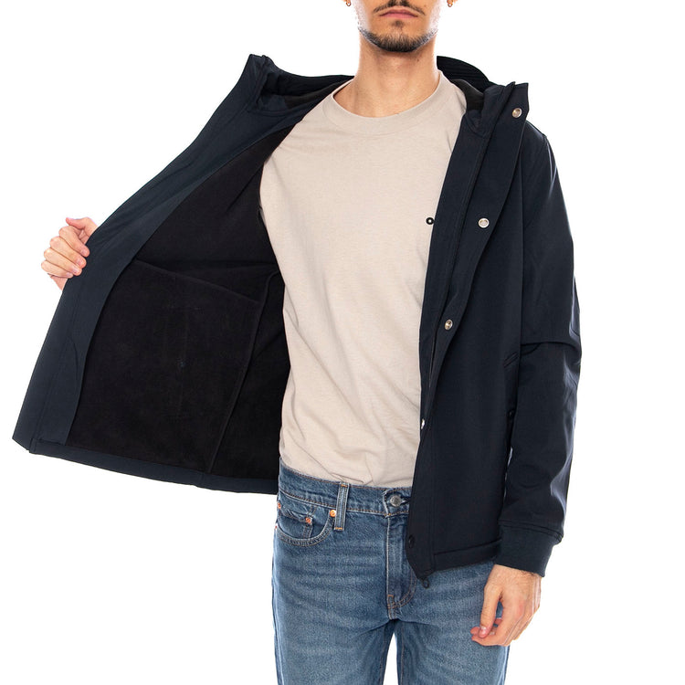Farah Brydon Softshell - Giacca Invernale Uomo con Cappuccio True Navy F4RFF030 412 FARAH 