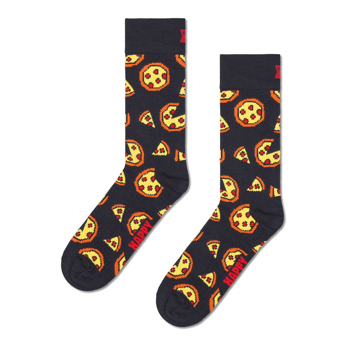 Pixelated Pizza Socks - Calzini Multicolore P003169 BLACK HAPPY SOCKS 