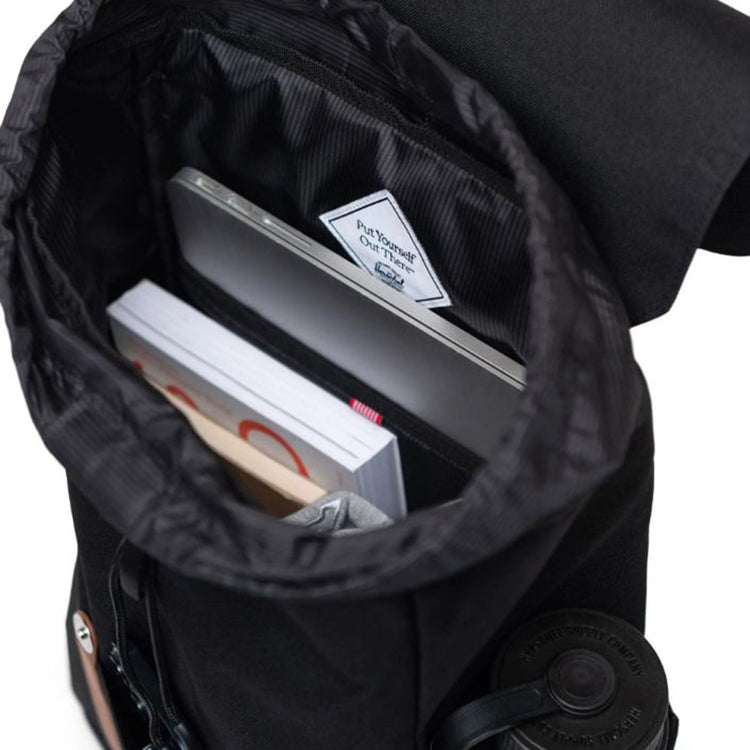 HERSCHEL RETREAT SMALL BACKPACK BLACK - Zaino Nero 11400-00001-OS 00001 HERSCHEL 