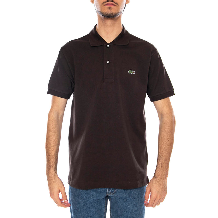 Maglietta M/C SKB Black Polo Shirt - Polo Uomo Marrone 1212-SKB . LACOSTE 