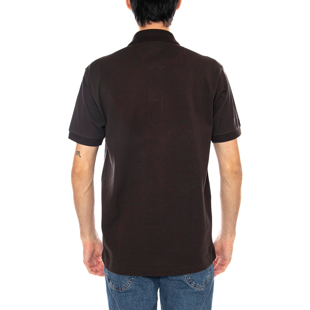 Maglietta M/C SKB Black Polo Shirt - Polo Uomo Marrone 1212-SKB . LACOSTE 