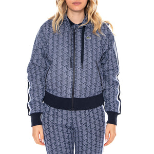 Lacoste Sweatshirt 9I4 -- Felpa Donna Blu SF7606-AIT . LACOSTE 