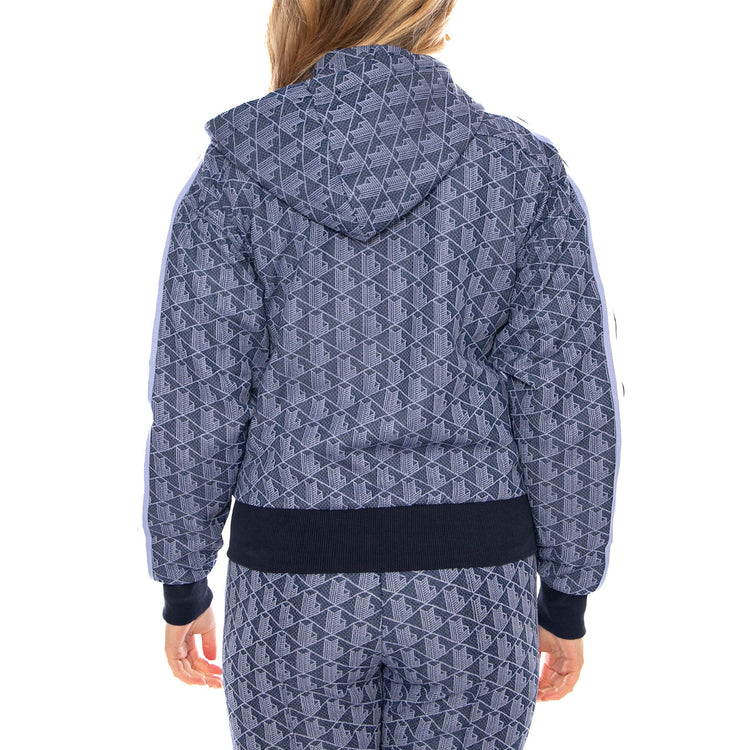 Lacoste Sweatshirt 9I4 -- Felpa Donna Blu SF7606-AIT . LACOSTE 