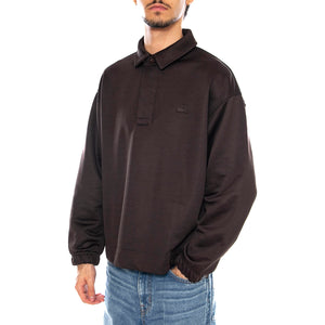 Sweatshirt SKB Black - Polo Maniche Lunghr Uomo Nero SH5887-SKB . LACOSTE 