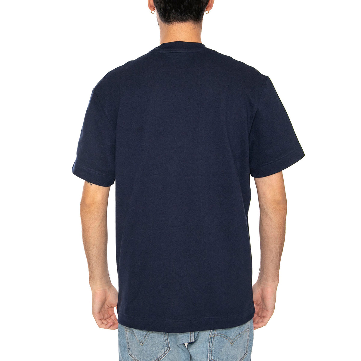 T-shirt 166 Blue - Maglietta Girocollo Uomo Blu TH5458-166 . LACOSTE 