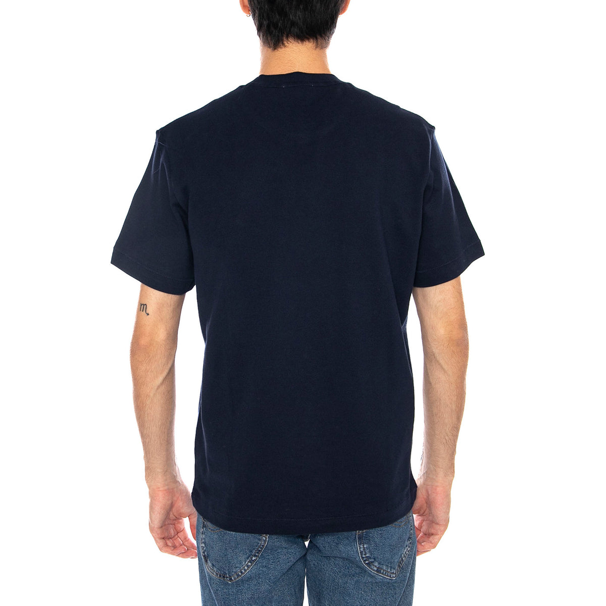 T-Shirt 166 Black - Maglietta Girocollo Uomo Blu TH5477-166 . LACOSTE 