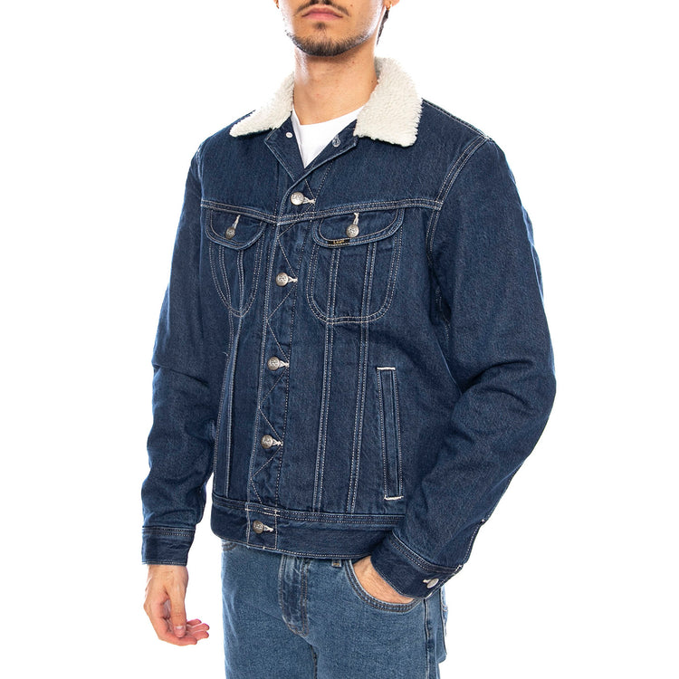 Sherpa Jacket Save It - Giacca Uomo Denim Jeans Blu 112370428 . LEE 